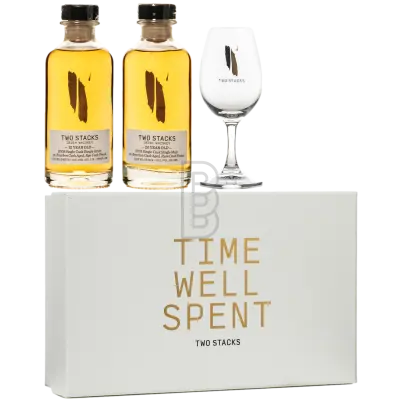 Two Stacks Time Well Spent Whiskey Geschenkbox 2x0,2L