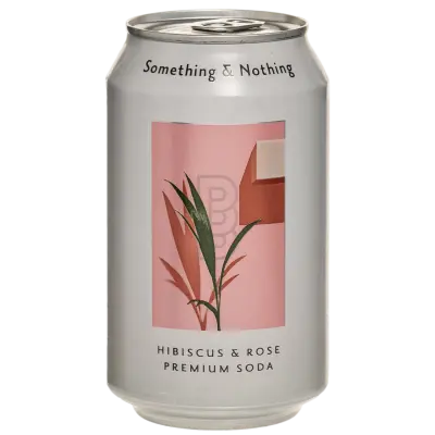 Something & Nothing Hibiscus-Rose Seltzer  