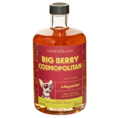 Cocktailkunst Big Berry Cosmopolitan