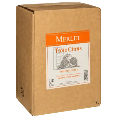 Merlet Triple Sec Trois Citrus Bag in Box